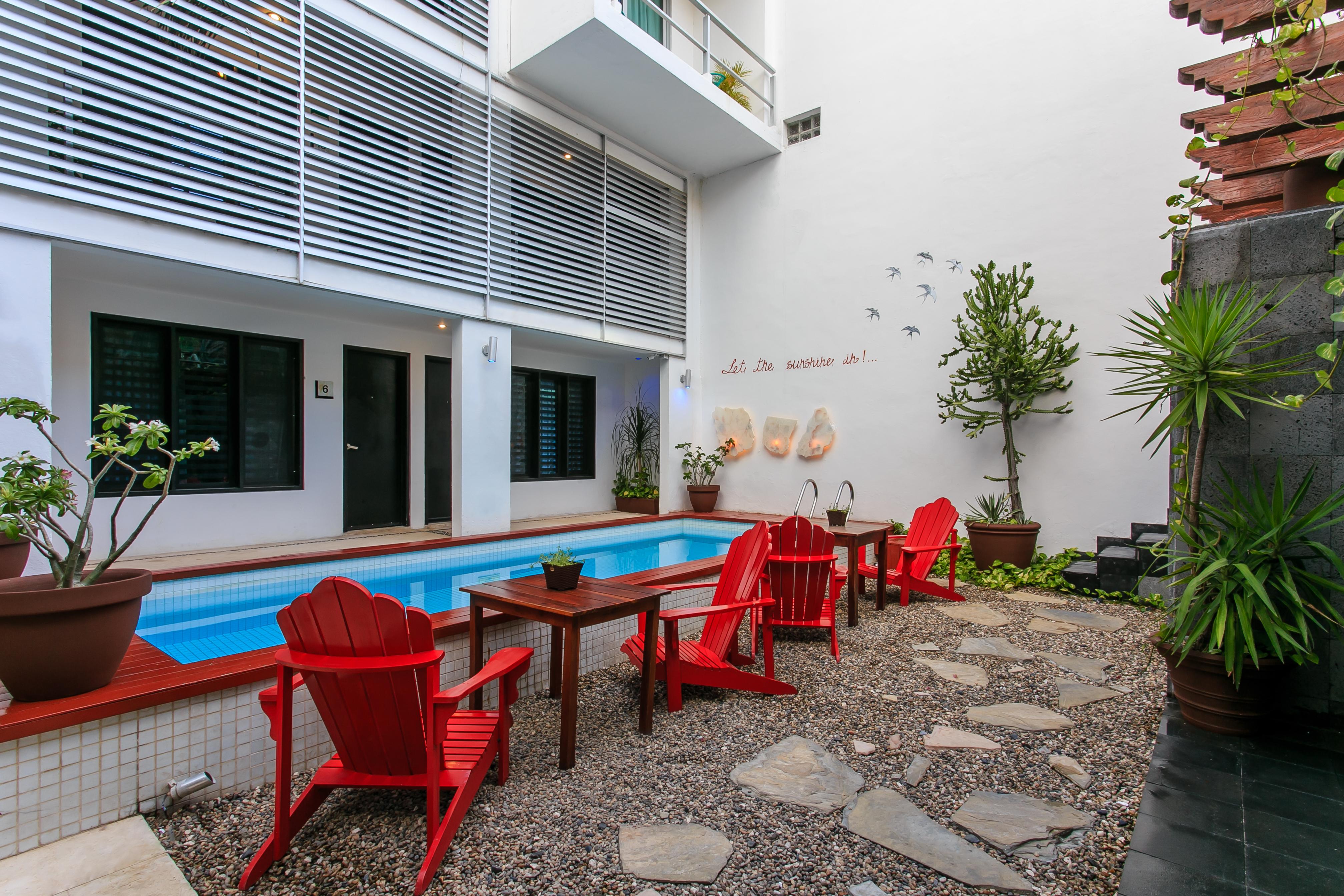 Casa Ticul Hotel Boutique - 5Th Ave (Adults Only) Playa del Carmen Buitenkant foto The pool at the hotel